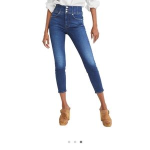 Veronica Beard
Katherine Corset-Waist Stretch Skinny Jeans